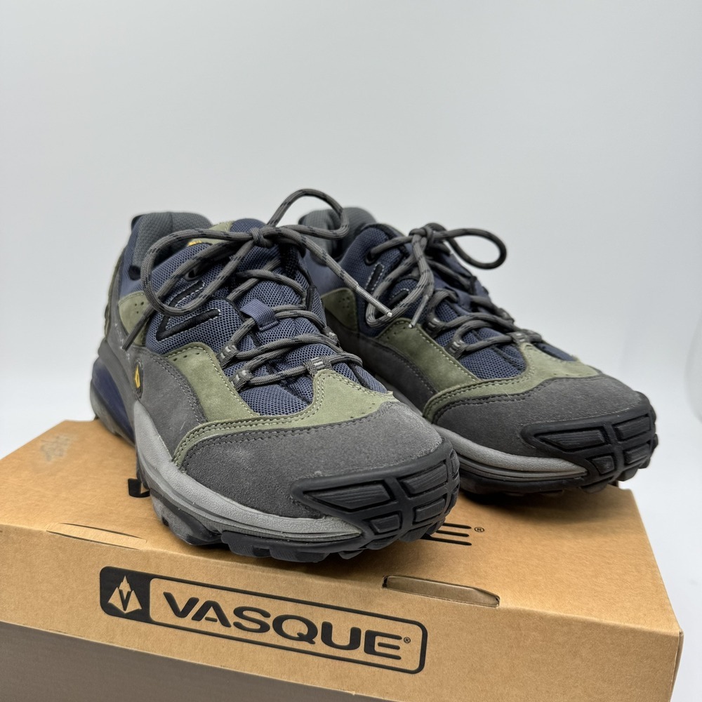 Vasque Women Talus GTX-XCR Size 8M Cross Trail Soot Gray/slate Blue GoreTex 7335